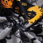 Way To Celebrate Halloween Jack-O'-Lantern Plush Oversized Couch Throw Blanket, Cream and Orange, 50 x 72 in - Image 28
