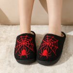 BERANMEY Halloween Slippers for Women Perfect Soft Plush Comfy Warm Slip-On Cute Womens Slippers Indoor Fluffy House Slippers for Women and Men Non-slip Fuzzy Flat Slides - Image 39