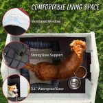 Waleaf Plastic Dog House Outdoor Indoor for Small Medium Larige Dogs,Waterproof Dog Houses with Elevated Floor and Air Vents,Durable Ventilate & Easy Clean and Assemble - Image 26