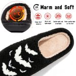 BERANMEY Halloween Slippers for Women Perfect Soft Plush Comfy Warm Slip-On Cute Womens Slippers Indoor Fluffy House Slippers for Women and Men Non-slip Fuzzy Flat Slides - Image 67